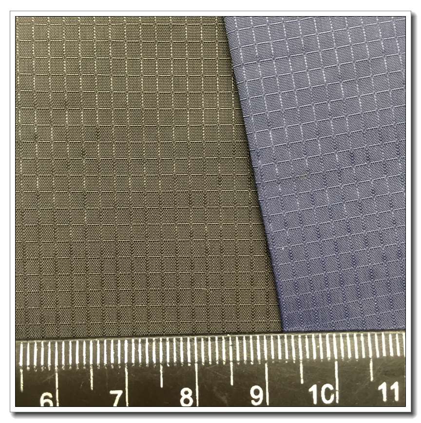 310T尼龙消光方格子布 1812246 